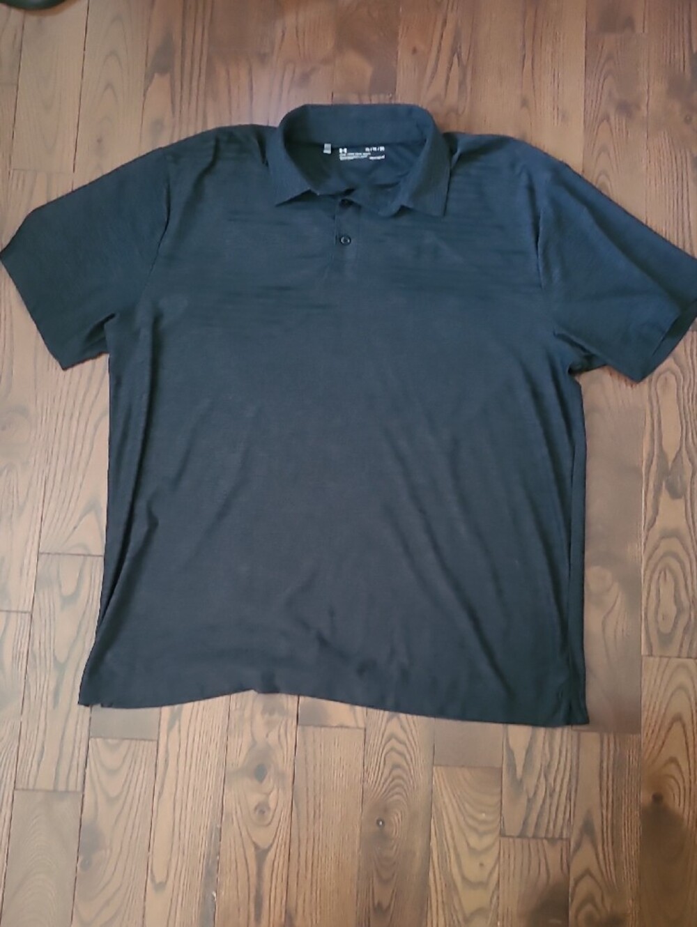 Under Armour Men's Dark Gray HeatGear Polo Size XL